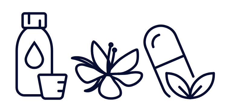 Icons verschiedene Medizin