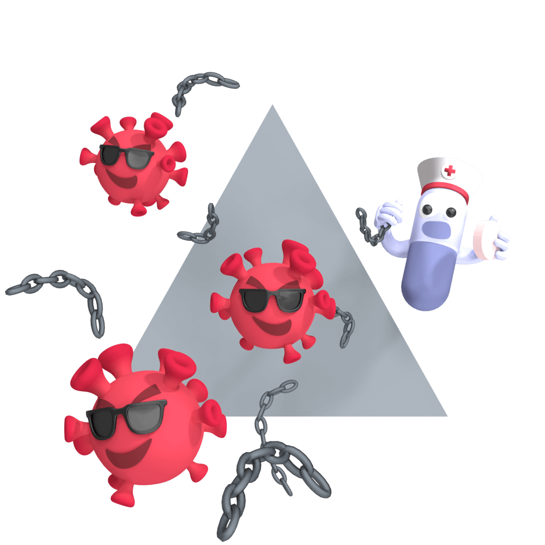 Illustration Virus vermehrt sich